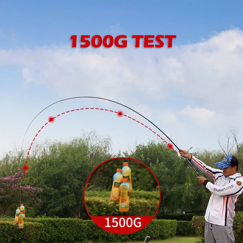 Cần Câu Tay Bằng Sợi Carbon Cần Câu đài Telescopic Fishing Rod 1.8-6.3m