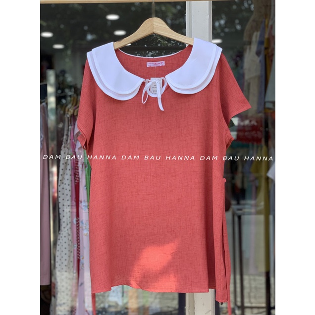 [SIZE 70- 100KG] Áo bầu công sở big size có size 100kg vải chéo cao cấp 1 lớp dày vừa phải thoáng mát thấm mồ hôi tốt