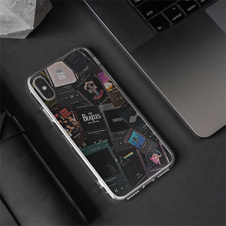 Ốp lưng iphone silicon chống bẩn The Beatles NIVARDA MUSIC  cho các dòng IP 5 trở lên PAP20210166