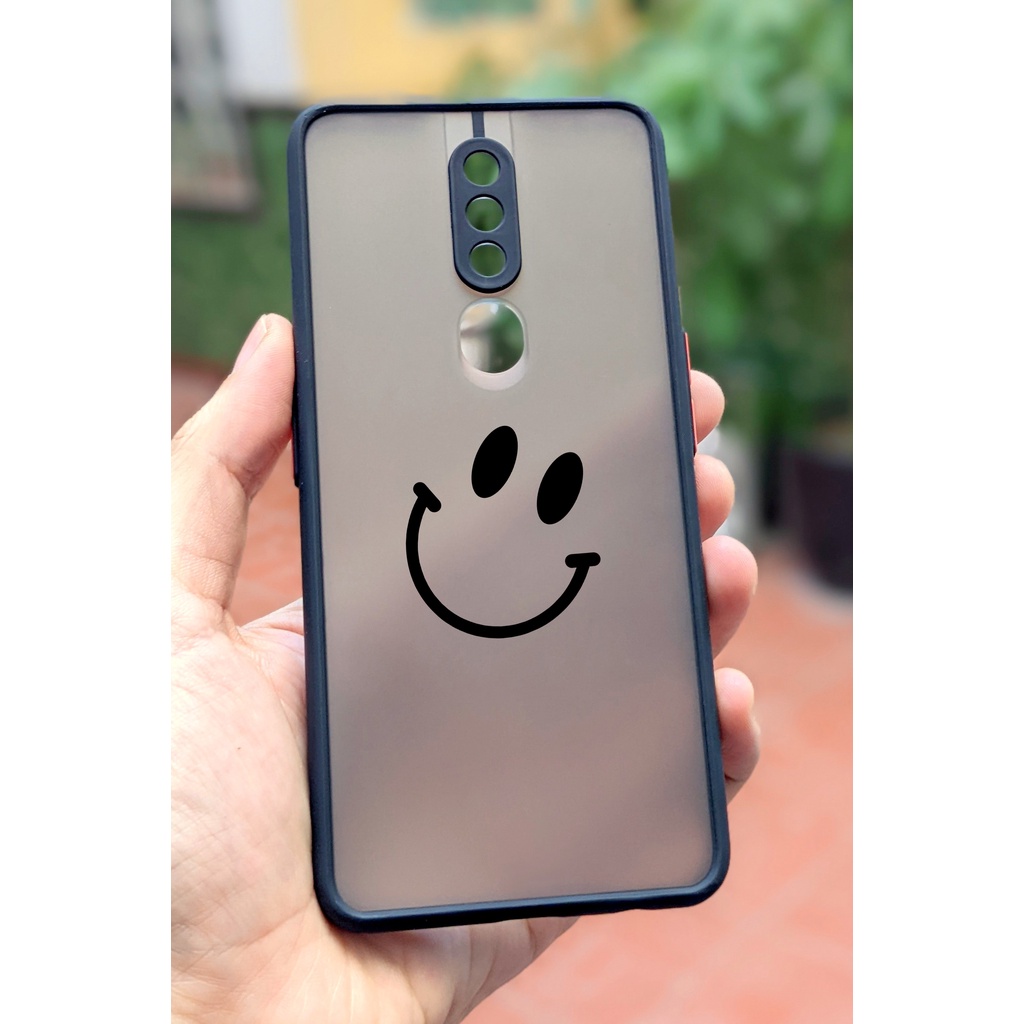 Ốp Lưng Viền Dẻo Mặt Cười, Bảo Vệ Camera OPPO F1s/F5/F9/F11/F11 Pro/F15