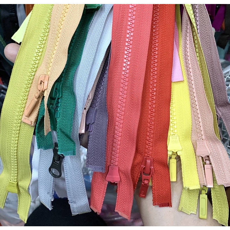 Dây kéo may áo khoác dài 70cm răng phao số 5