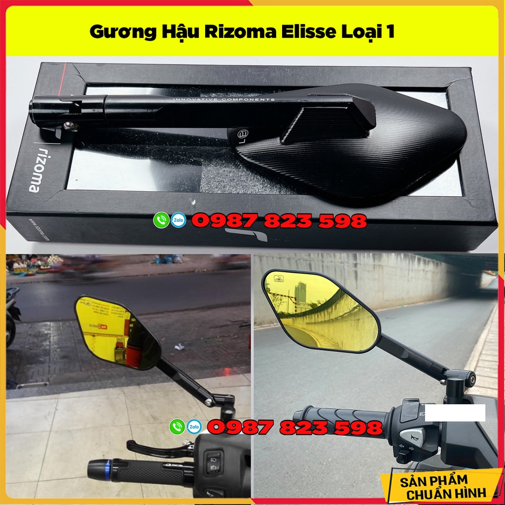 Gương Chiếu hậu Rizoma Elise Trái Loại 1 ( giá 1 chiếc )