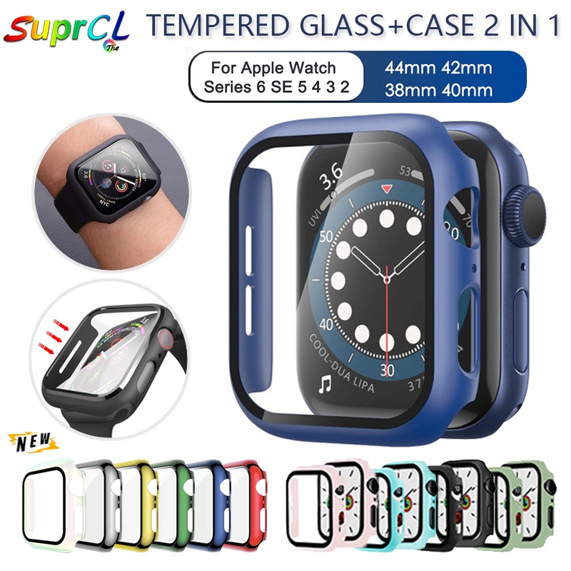Miếng dán cường lực cao cấp bảo vệ màn hình đồng hồ Apple Watch 44mm 40mm SE 6 5 4 3 6 5 38mm 42mm