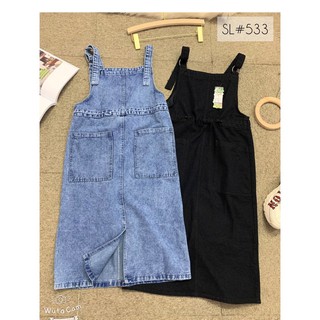 Váy yếm bò nữ sẻ trước