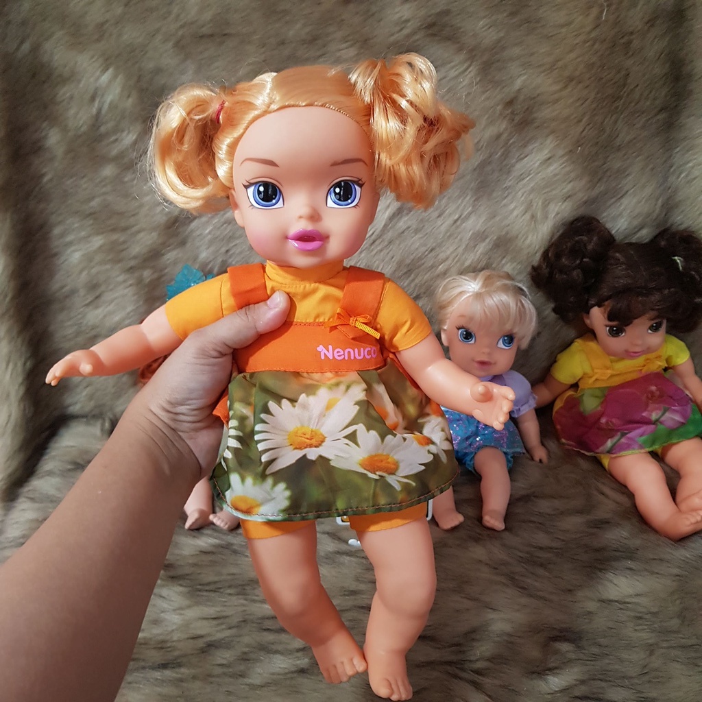 Búp Bê Disney Mỹ Sơ Sinh Thân gòn 30 cm - Disney Princess Deluxe Baby Doll 12.5 inch (hàng tồn kho)