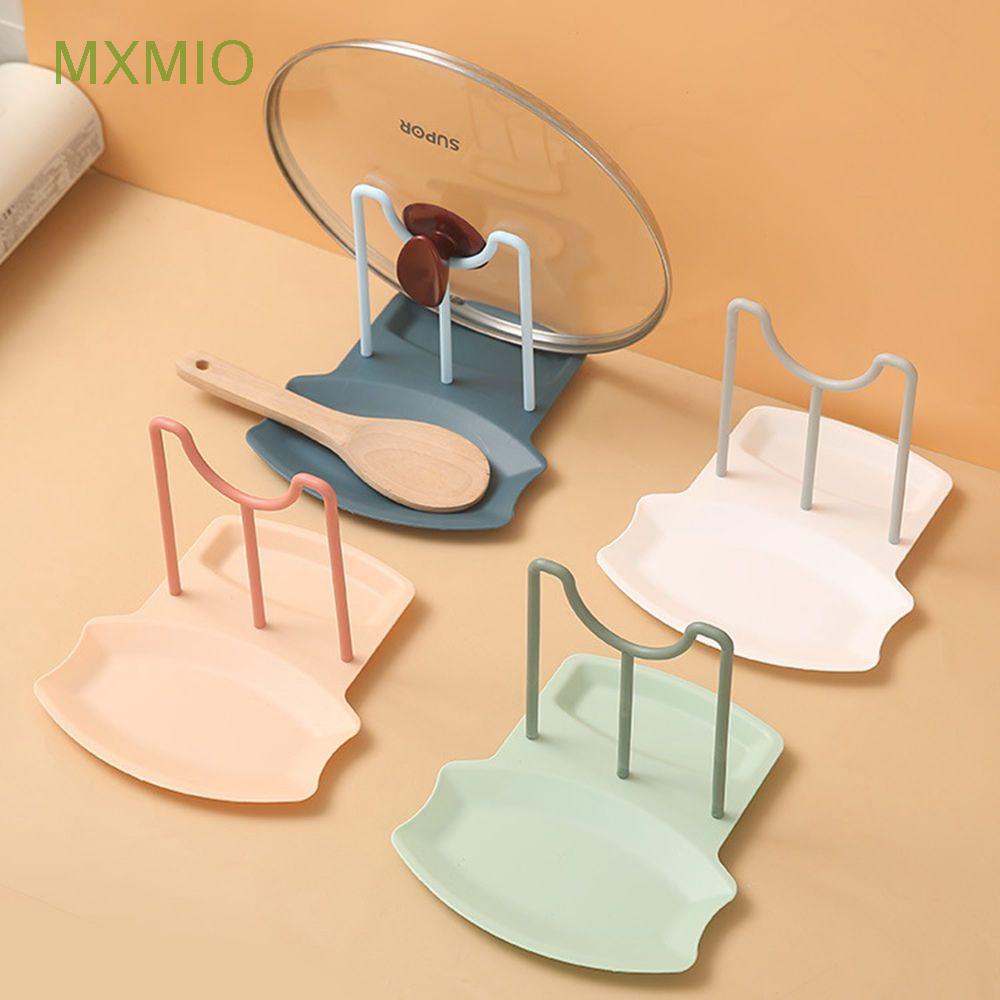 Giá đỡ muỗng / nắp nồi bằng nhựa nhiều màu không đục lỗ sắp xếp gọn gàng cho nhà bếp
