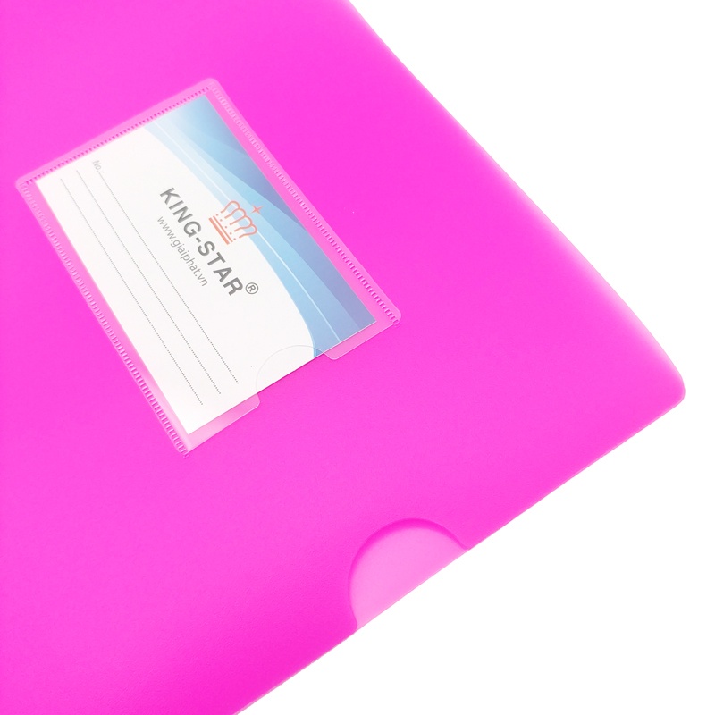 Bìa Mỏng Túi Dày - King Star KS-165 - Màu Hồng