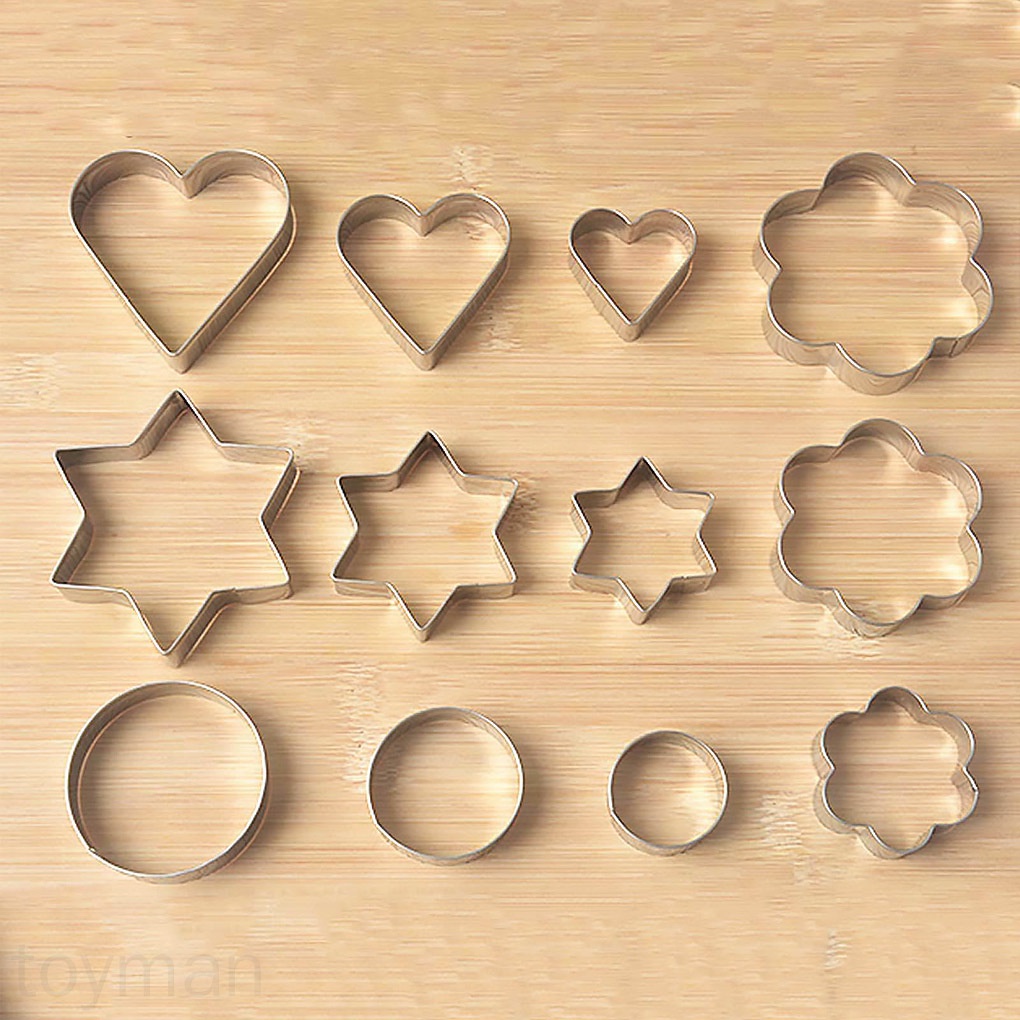 Khuôn cắt bánh quy bằng thép không gỉ tiện lợi