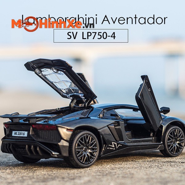 MÔ HÌNH XE LAMBORGHINI AVENTADOR LP750-4 SV 1:32 MINI AUTO