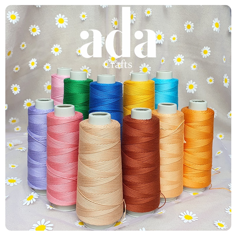 Sợi Tri Circle Bảng Màu Q - Sợi Cotton Tri 0.9mm - ada.crafts