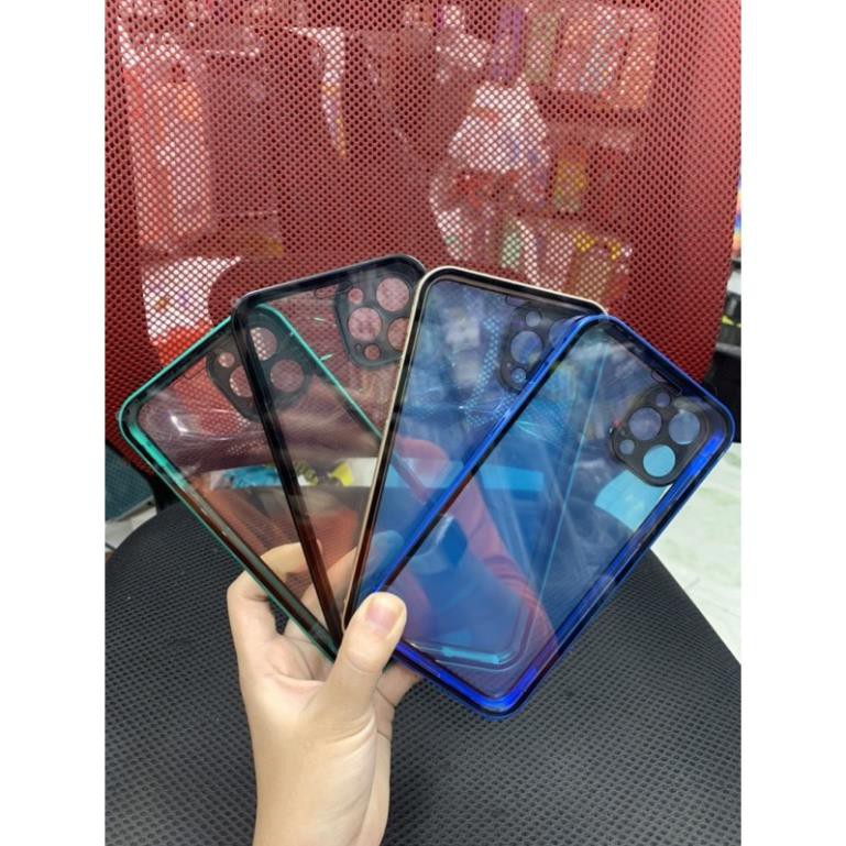 Ốp lưng 2 mặt kính iPhone 11 Pro Max, iPhone 11 pro (6.1), iPhone 12 pro max (6.7) hít nam châm
