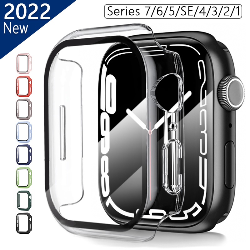 Kính Ốp Bảo Vệ Mặt Đồng Hồ Thông Minh Apple Watch Series 7 45MM 41MM 45 41MM