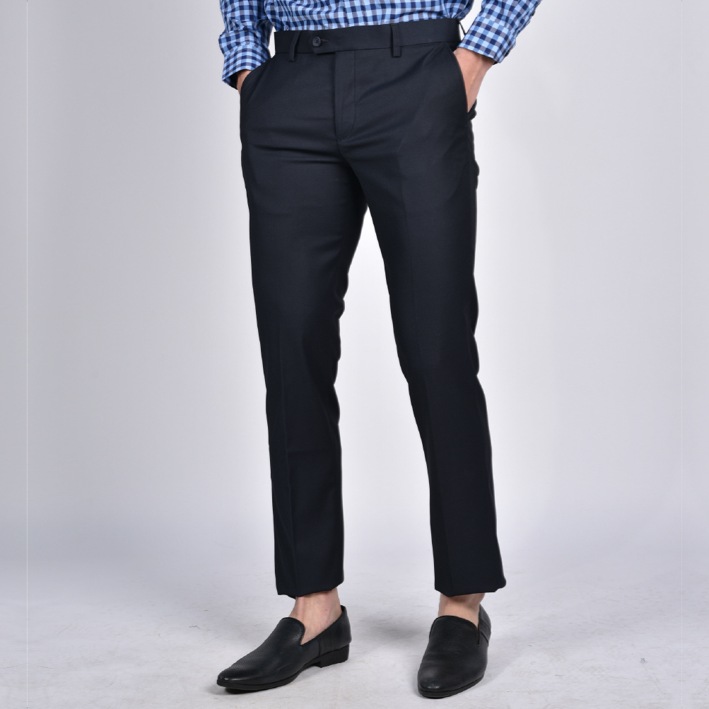 Quần Tây Nam Owen QS22981 Quần Âu Nam Dáng Slim Fit Màu Xanh Đen