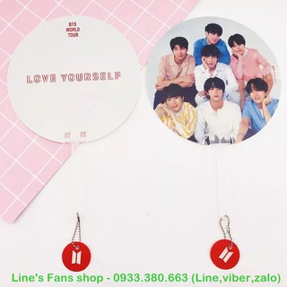 [MUA 1 TẶNG 1] Quạt nhựa BTS Love Yourself World Tour