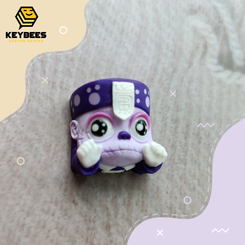 Nút bàn phím cơ resin handmade Spookie Keycap