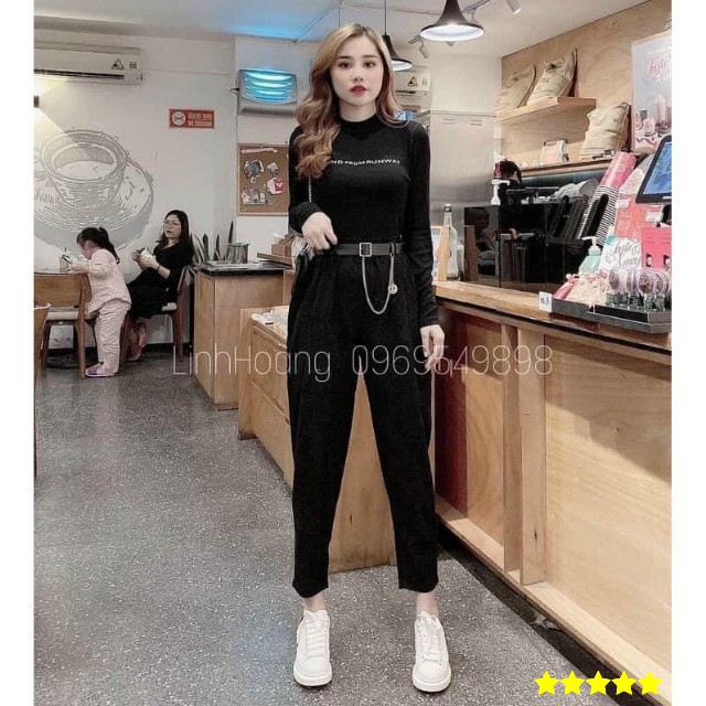 [Free Ship]Quần baggy vải nhung mềm mại cao cấp, quần nhung thoáng nhẹ siêu đẹp
