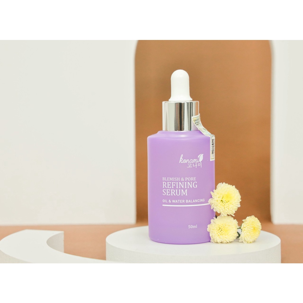 SERUM TRẮNG DA DƯỠNG ẨM THU NHỎ LỖ CHÂN LÔNG KONAMI BLEMISH & PORE REFINING 50ML