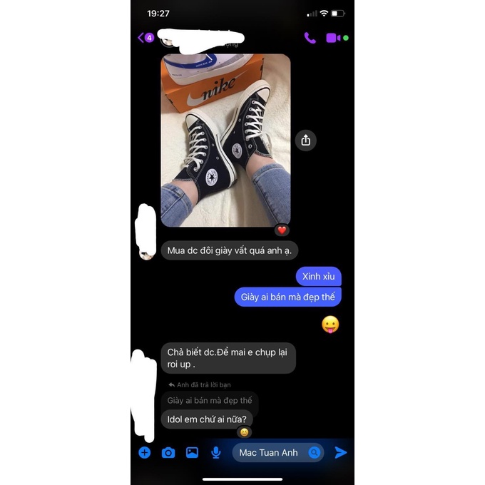 Onion.A - Giày Converse 1970s chính hãng màu đen cao cổ - 162050C