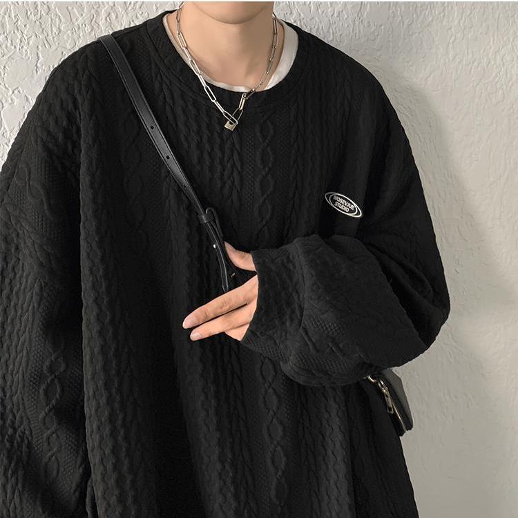 Áo Sweater Pullover Dáng Rộng Phong Cách Hàn Quốc Thời Trang Dành Cho Nam 2022