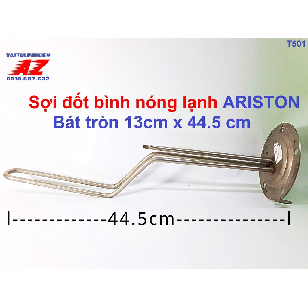 Ruột đốt thay thế cho Bình Nóng Lạnh ARISTON 30L-50L ruột ngang