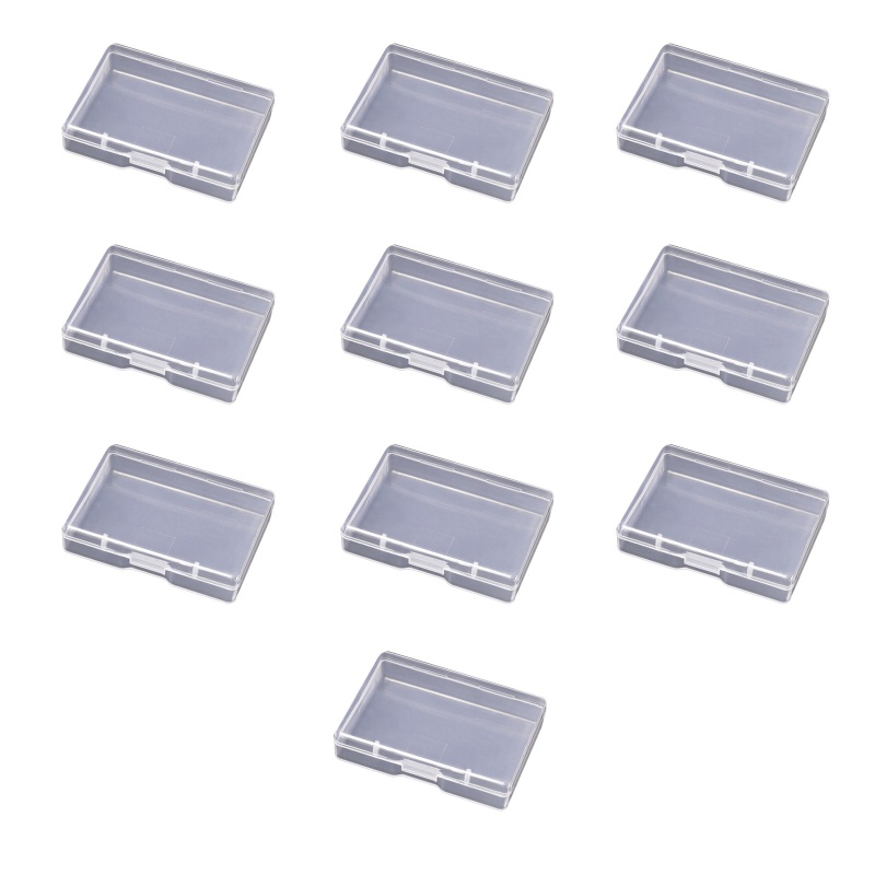 Set 10 Hộp Nhựa Trong Suốt Đựng Trang Sức Tiện Dụng
