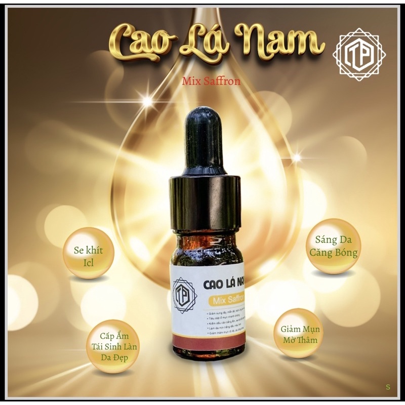 cao lá nam mix safron thơm râu bắp- chai bóp 5ml handmade