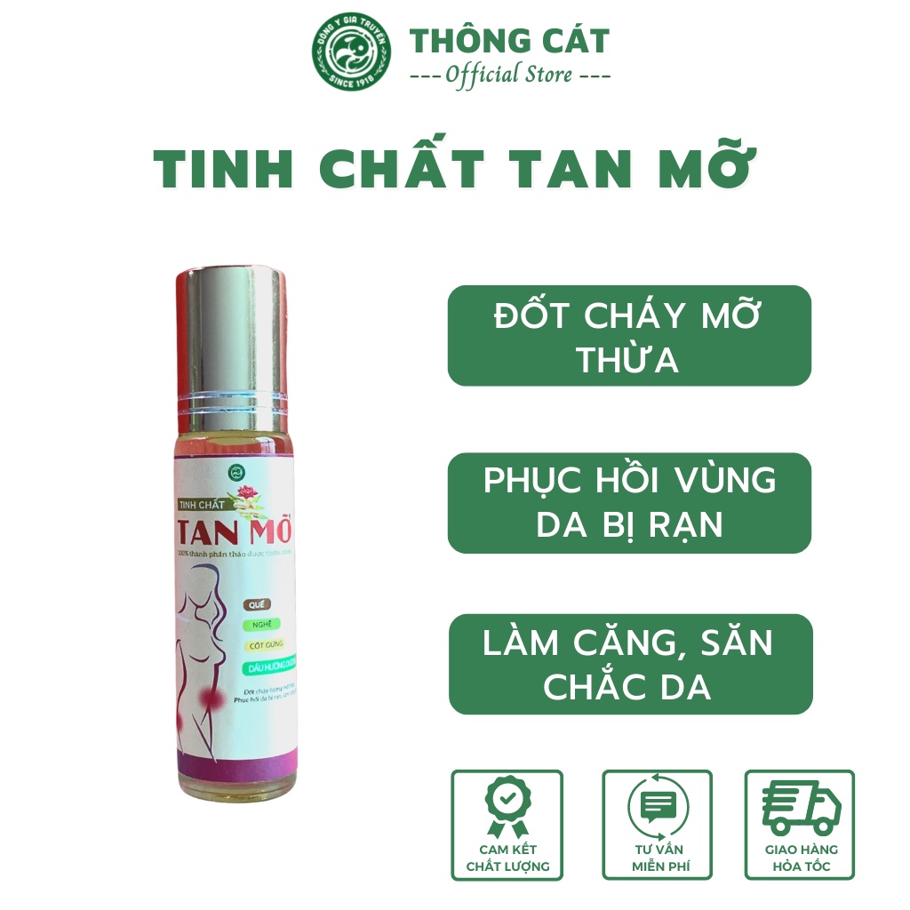 Tan mỡ bụng Thông Cát chống rạn da săn chắc da đánh tan mỡ bụng, giảm mỡ đù hiệu quả an toàn