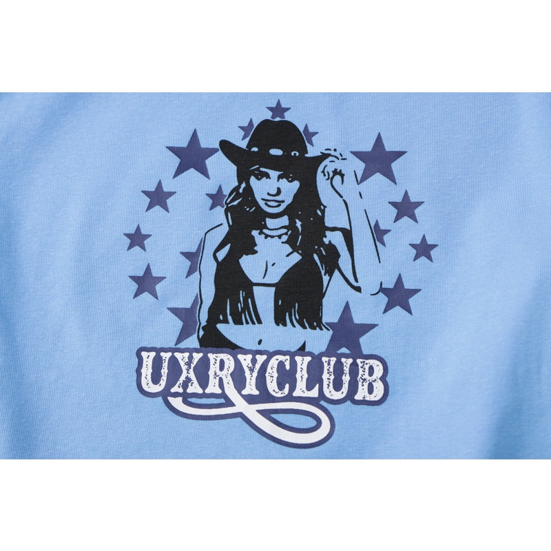 Áo Thun Ngắn Tay Cổ Tròn In Chữ Cá Tính Theo Phong Cách Đường Phố Dành Cho Nữ