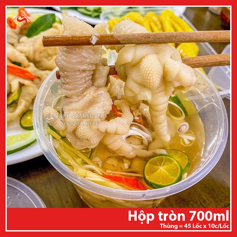 10c - Hộp tròn - đựng chân gà sả ớt