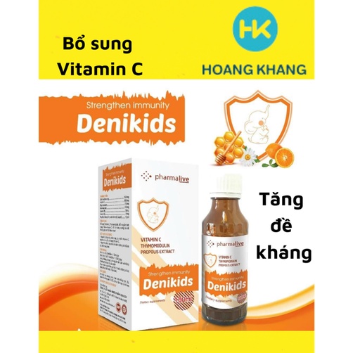 Siro DENIKIDS tăng đề kháng sức khoẻ cho bé chai 100ml
