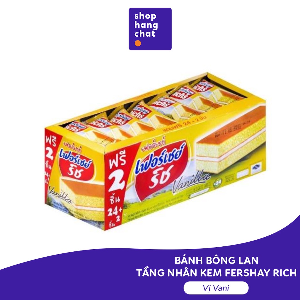 Bánh Bông Lan Cuộn/Tầng FERSHAY Nhiều Vị Thái Lan
