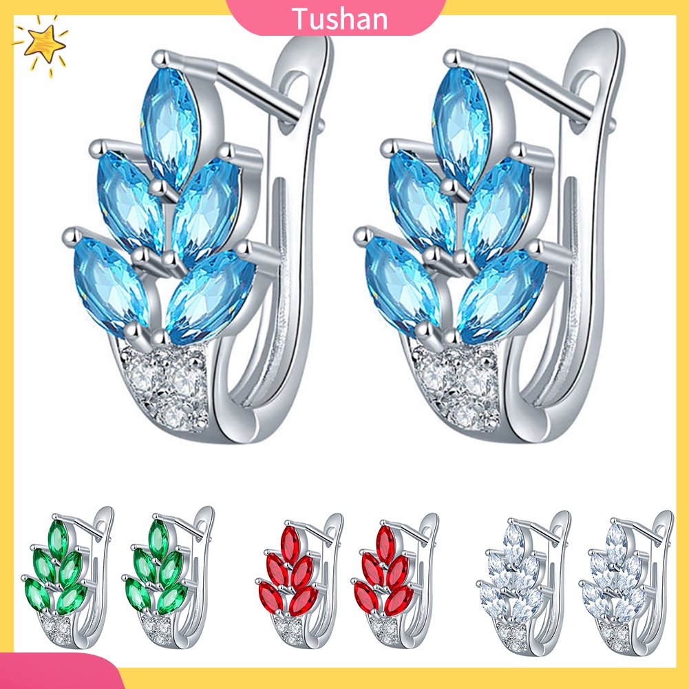 Bông Tai Đính Đá Thời Trang Nữ Tính
