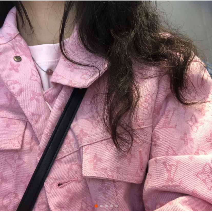 Áo Khoác Jean Tay Dài Thời Trang Dành Cho Nữ