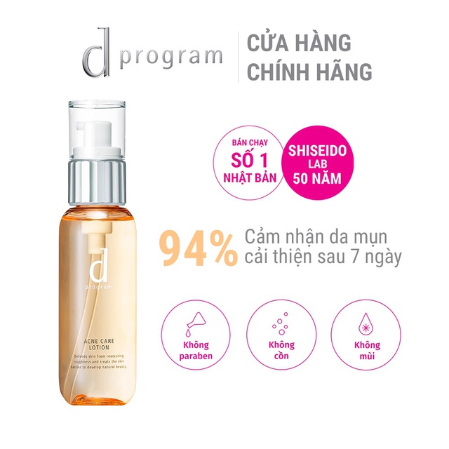 Nước cân bằng cho da mụn d program 125ml_13842