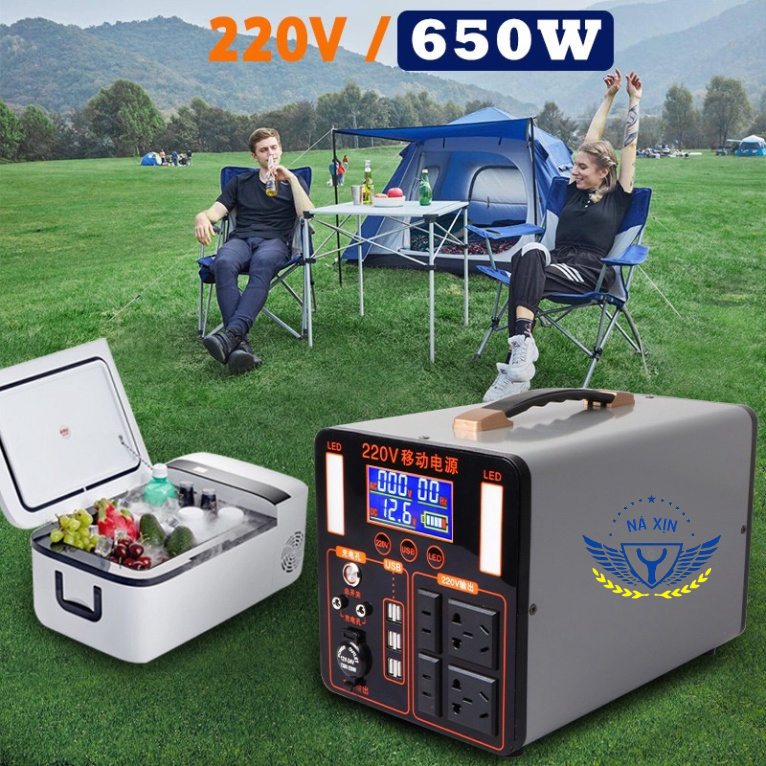 Trạm sạc dự phòng di động - nguồn điện di động du lịch dã ngoại 200.000-500.000 mAh sạc nhanh - nguồn ra 220V-DCP17