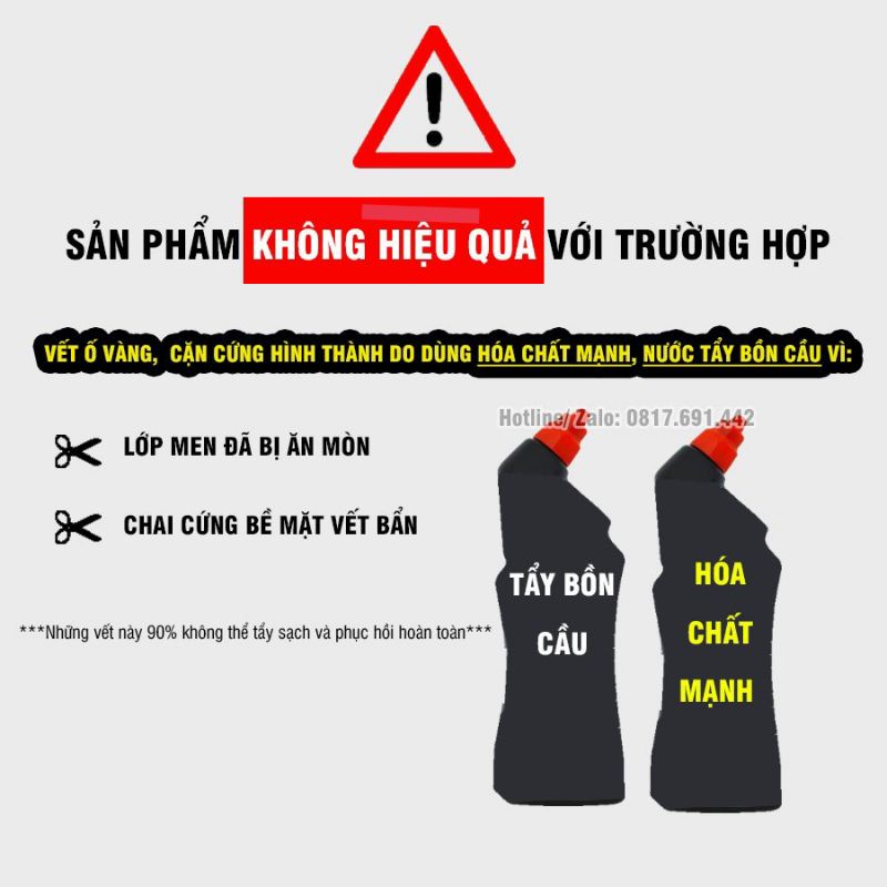 (SIÊU TẨY) Chai Xịt Tẩy Gạch Men, Tẩy Trắng Bồn Sứ Ố Vàng, Sỉn Màu Lâu Ngày Faster Cera Plus 350ml