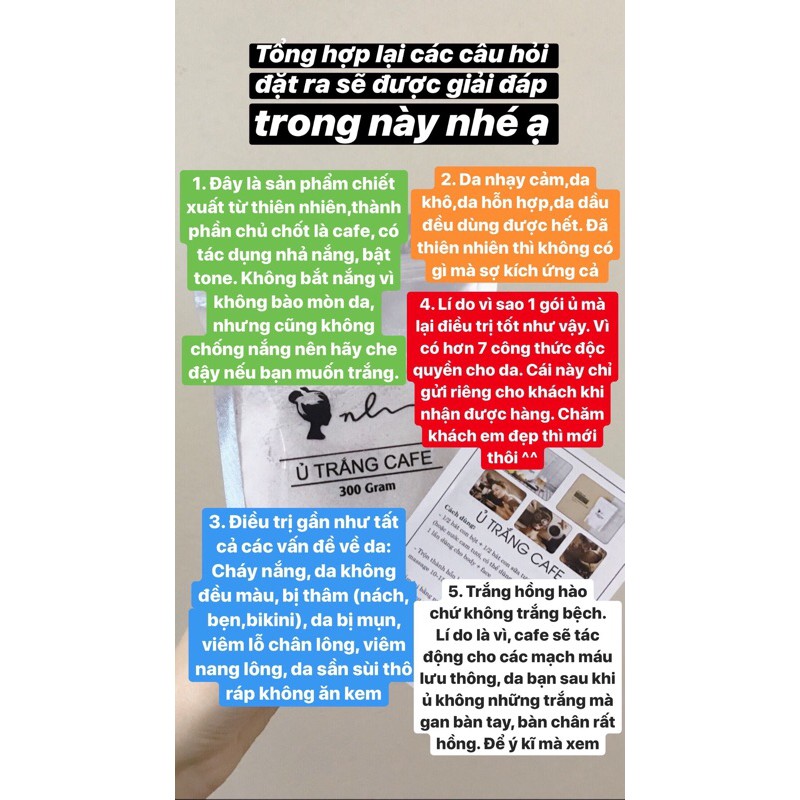 Ủ Trắng Cafe | BigBuy360 - bigbuy360.vn