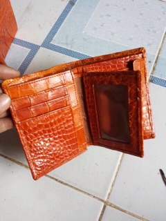 Ví nam da cá sấu 2 mặt