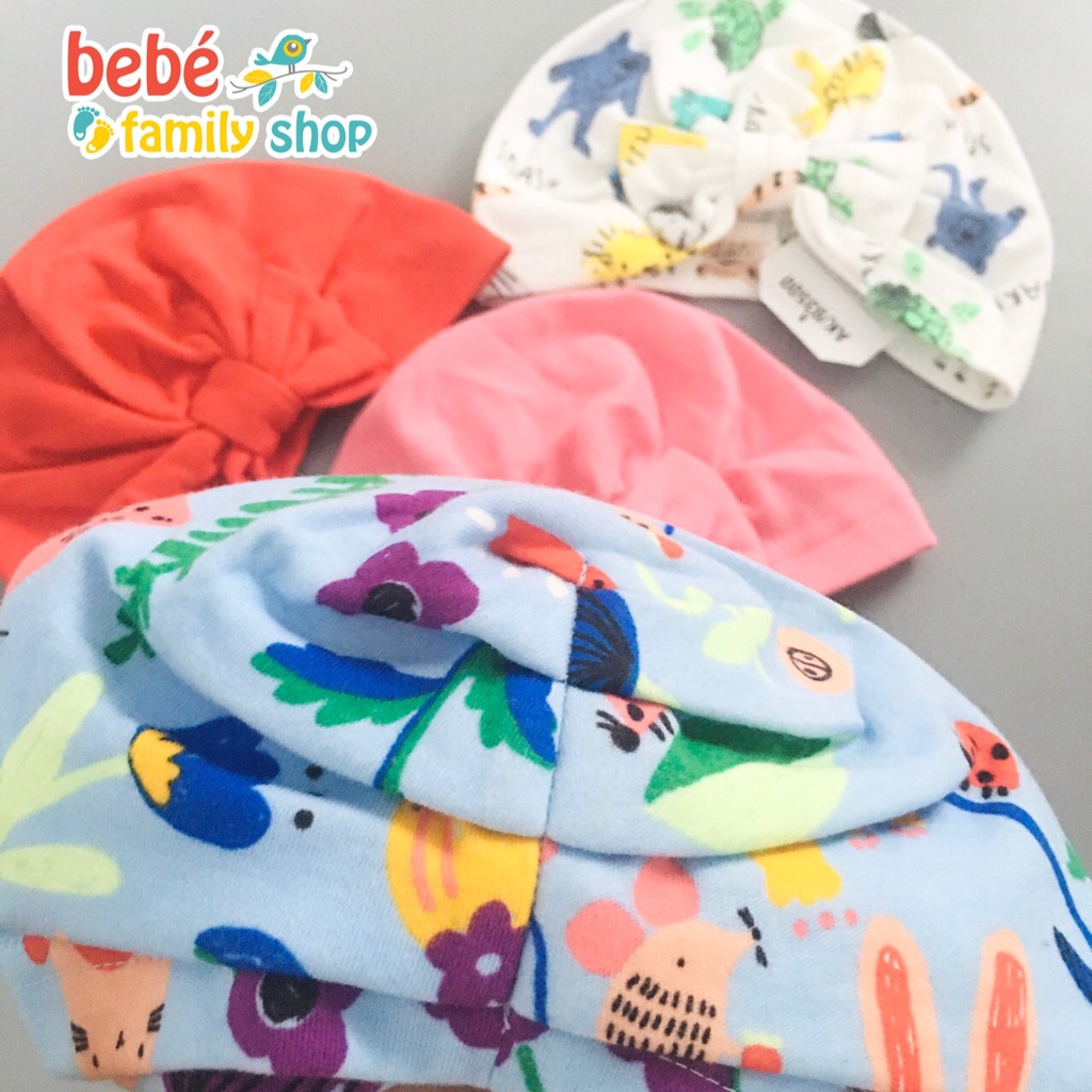 Mũ nón turban cho bé gái Next baby hàng xuất dư, từ sơ sinh đến 1 tuổi