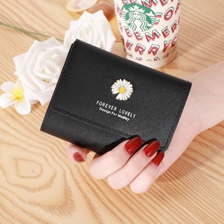 Ví ngắn cầm tay hoa cúc