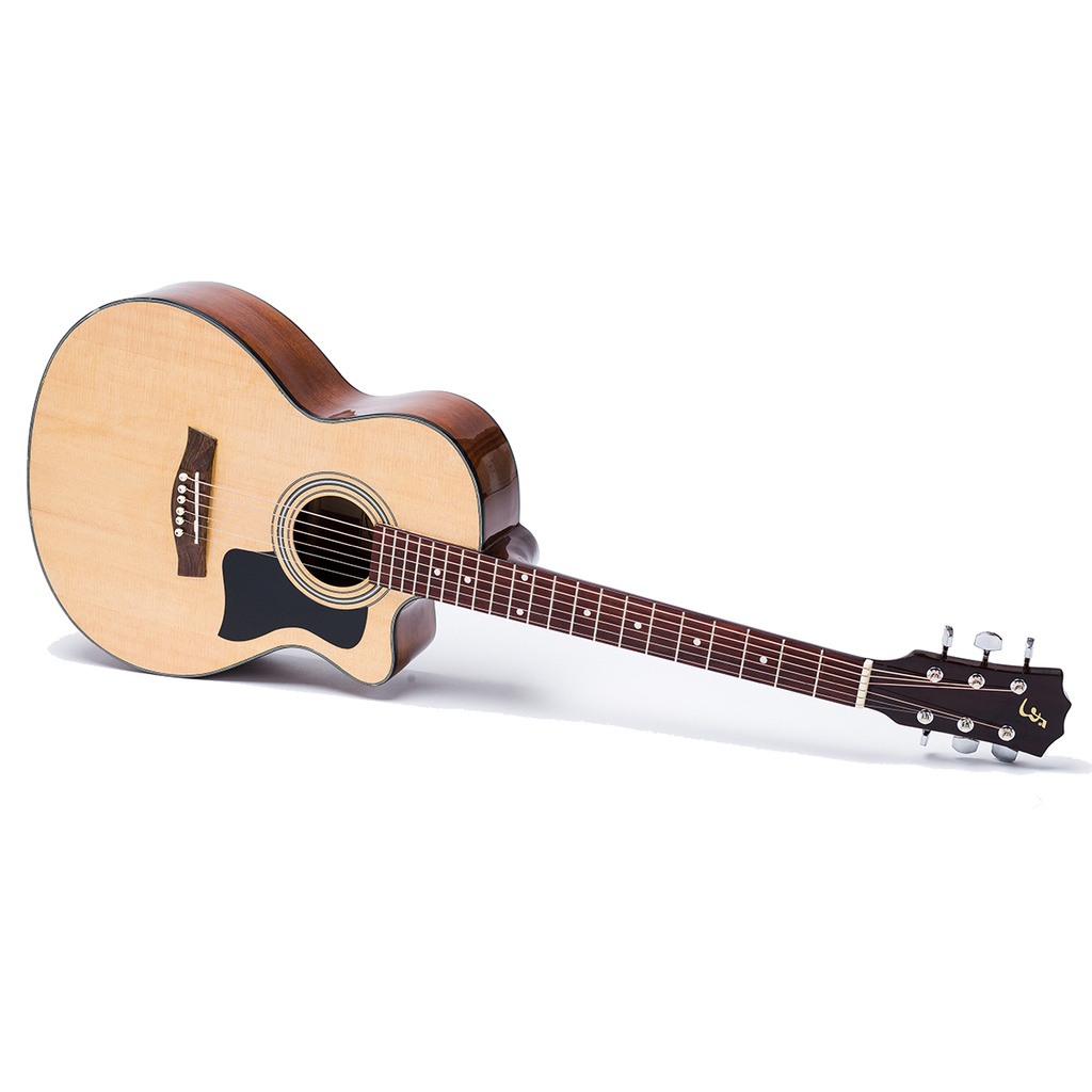 Đàn Guitar Ba Đờn Acoustic J120 ( gỗ thịt nguyên miếng có ty chống cong cần ) - Tặng kèm Bao Đàn, Ca