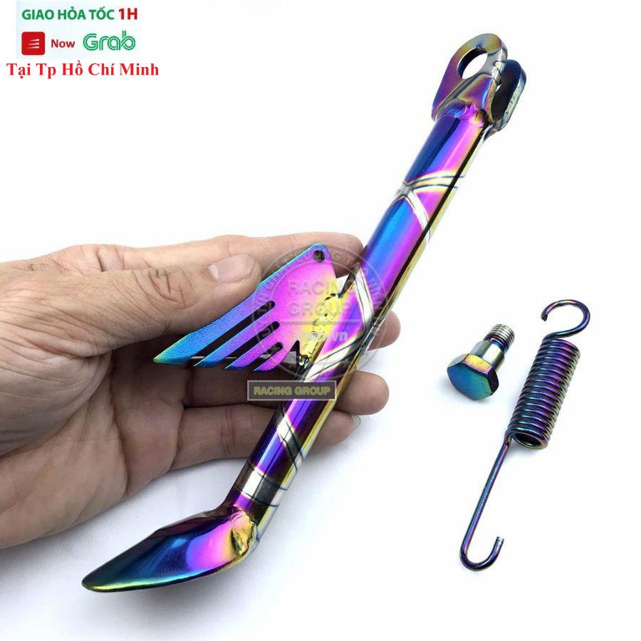 Chân Chống Inox Đặc Mẫu Cánh Chim 7 Màu Cho SH, EX, WAVE, DREAM, SIRIUS