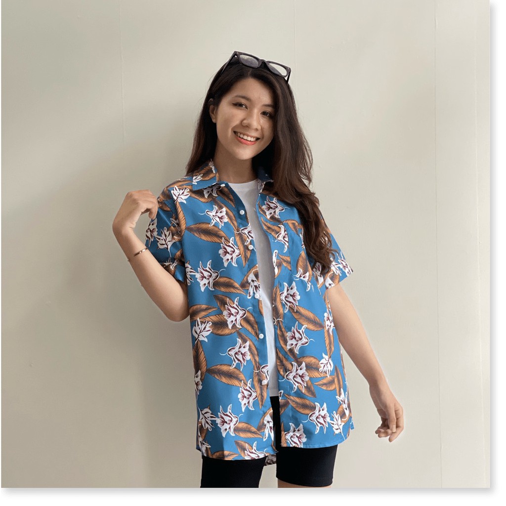 ÁO SƠ MI FORM RỘNG DÀNH CHO NỮ HOẠ TIẾT ĐỘC LẠ MỚI LẠ , PHONG CÁCH LANA FASHION