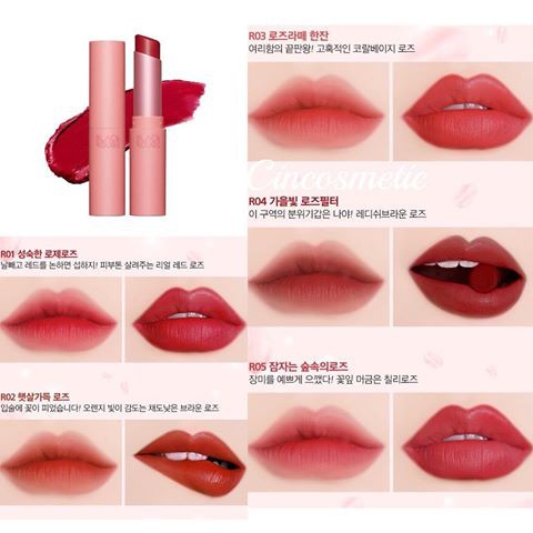 Son thỏi Black Rouge Rose Velvet Lipstick