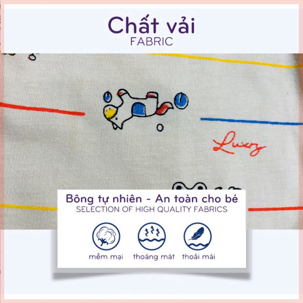 Quần đùi chục cho bé trai và bé gái LILIKIDS chất cotton họa tiết đẹp QC08