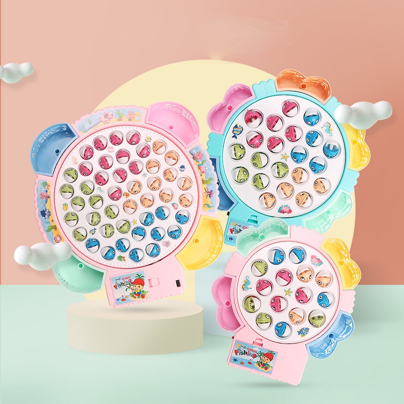 Đồ chơi câu cá cho bé bộ lớn 4 cần 45 con, 4 cần 21 con, phát triển kỹ năng cho bé, Nhựa an toàn cho bé phát triển.