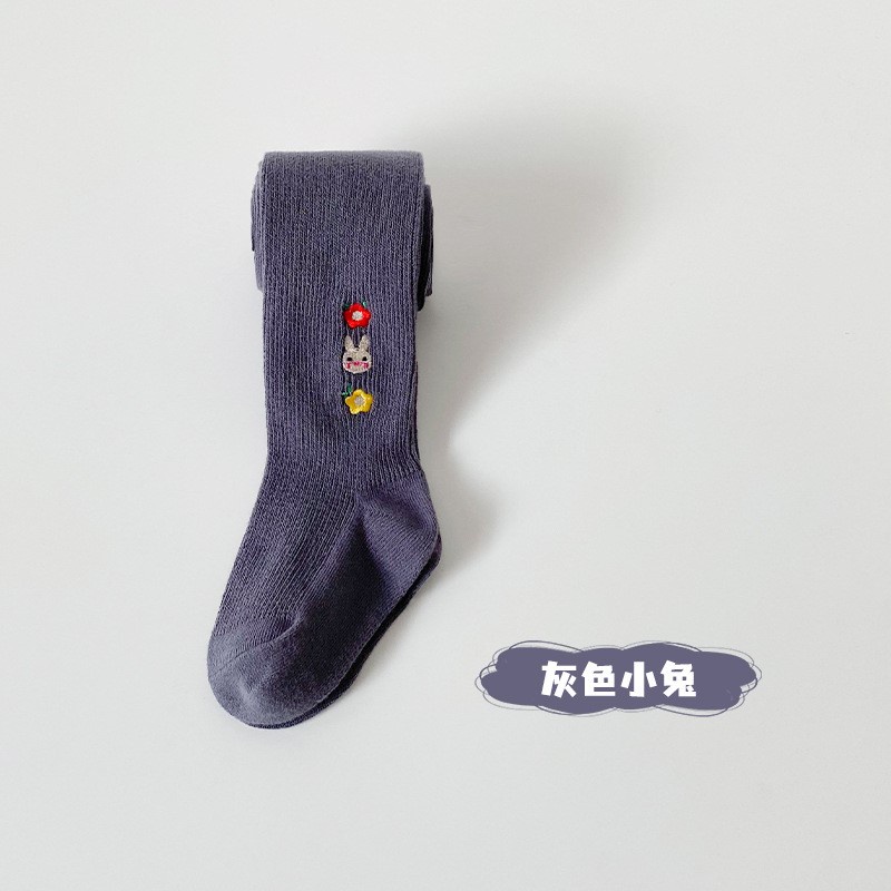 Quần Tất Cho Bé Gái Cotton Thêu Ren Hàn Quốc 1-12 Tuổi