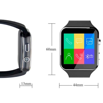 Đồng Hồ Thông Minh Smart Watch X6 Màn Hình Cong cao cấp - mẫu mới hot nhất hiện nay + tặng kèm vòng tay tỳ hưu