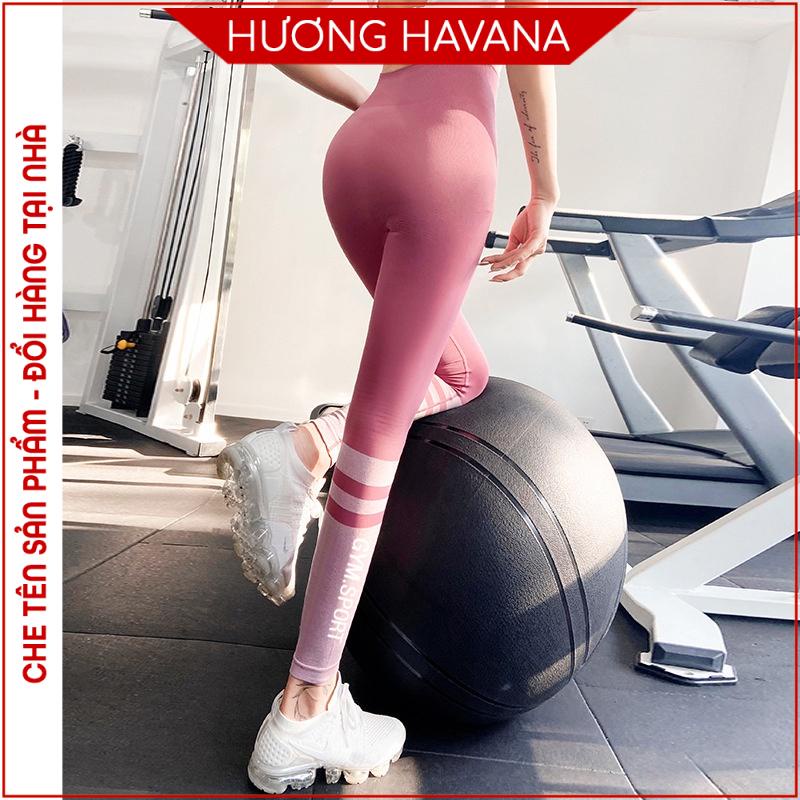 Quần tập yoga gym legging nữ cạp cao siêu nâng mông co giãn 4 chiều FQ12