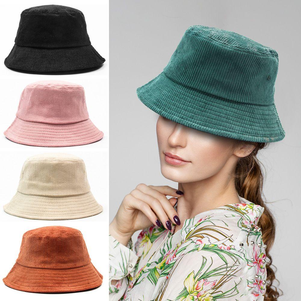 Mũ Bucket Chất Liệu Cotton Màu Sắc Tinh Khiết Thời Trang Đi Biển Cho Nam Và Nữ